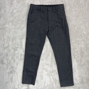 COS Men's 30" Regular Fit Wool Cashmere Mix Soft Pants Corpcore Classic